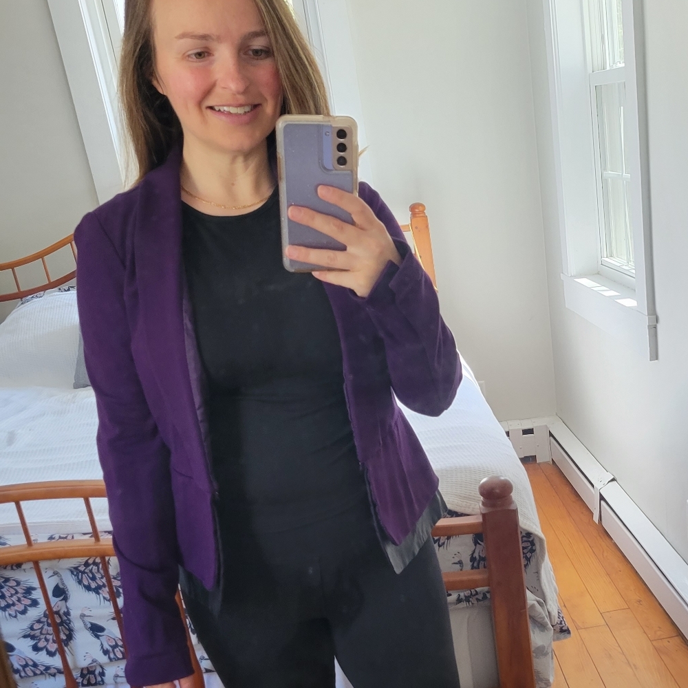 Purple blazer